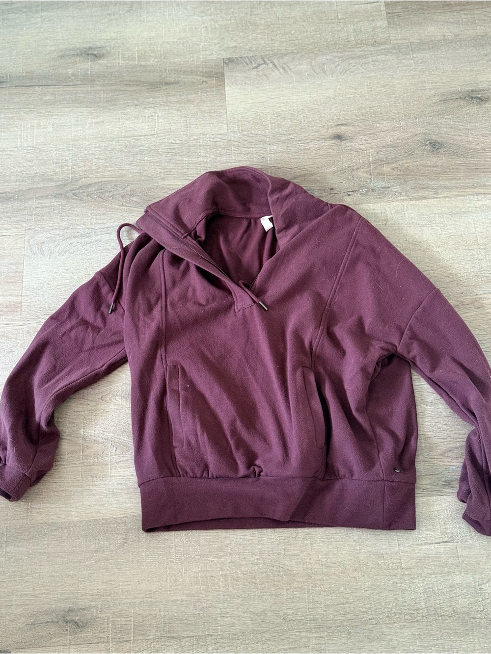 Zella Maroon Pullover Hoodie